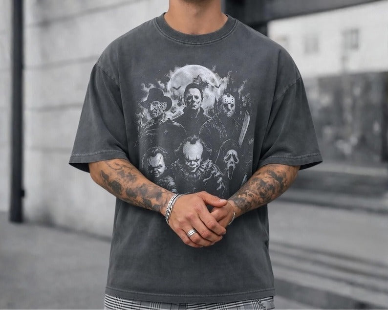 Classic Halloween Horror Characters Shirt