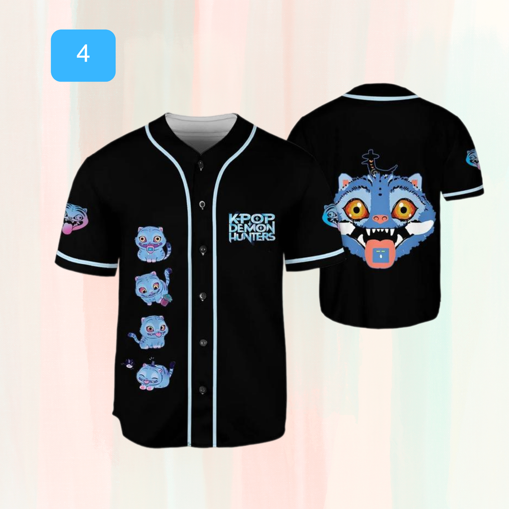 Custom Demon Hunters Baseball Jersey Shirt