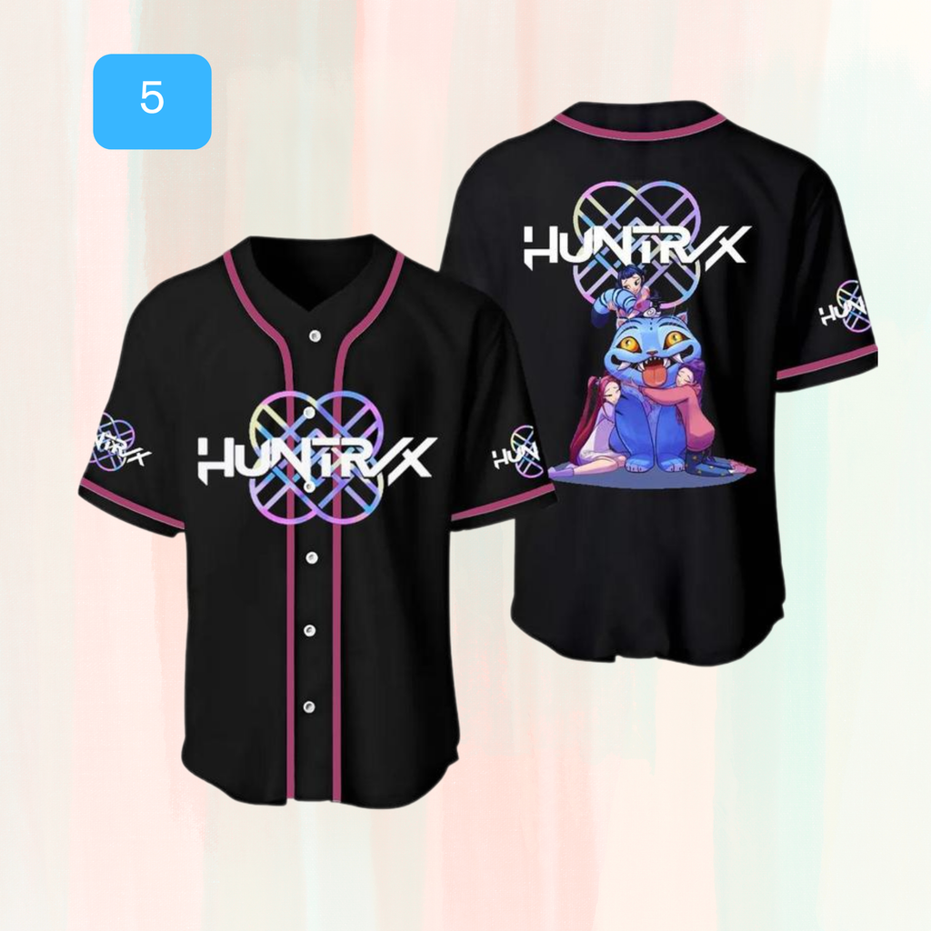 Custom Demon Hunters Baseball Jersey Shirt
