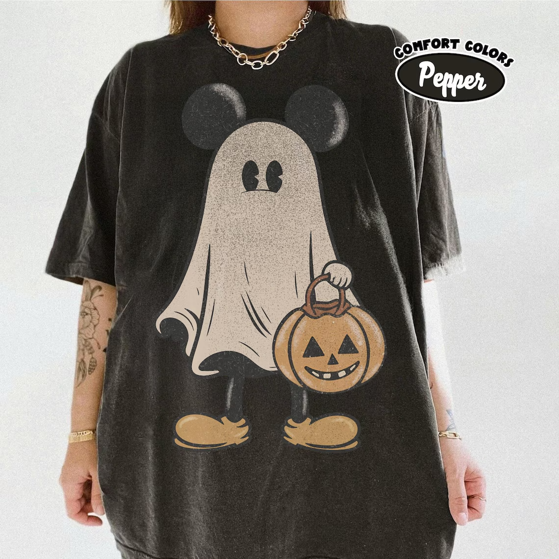 Retro Trick or Treat Spooky Matching Halloween Shirt