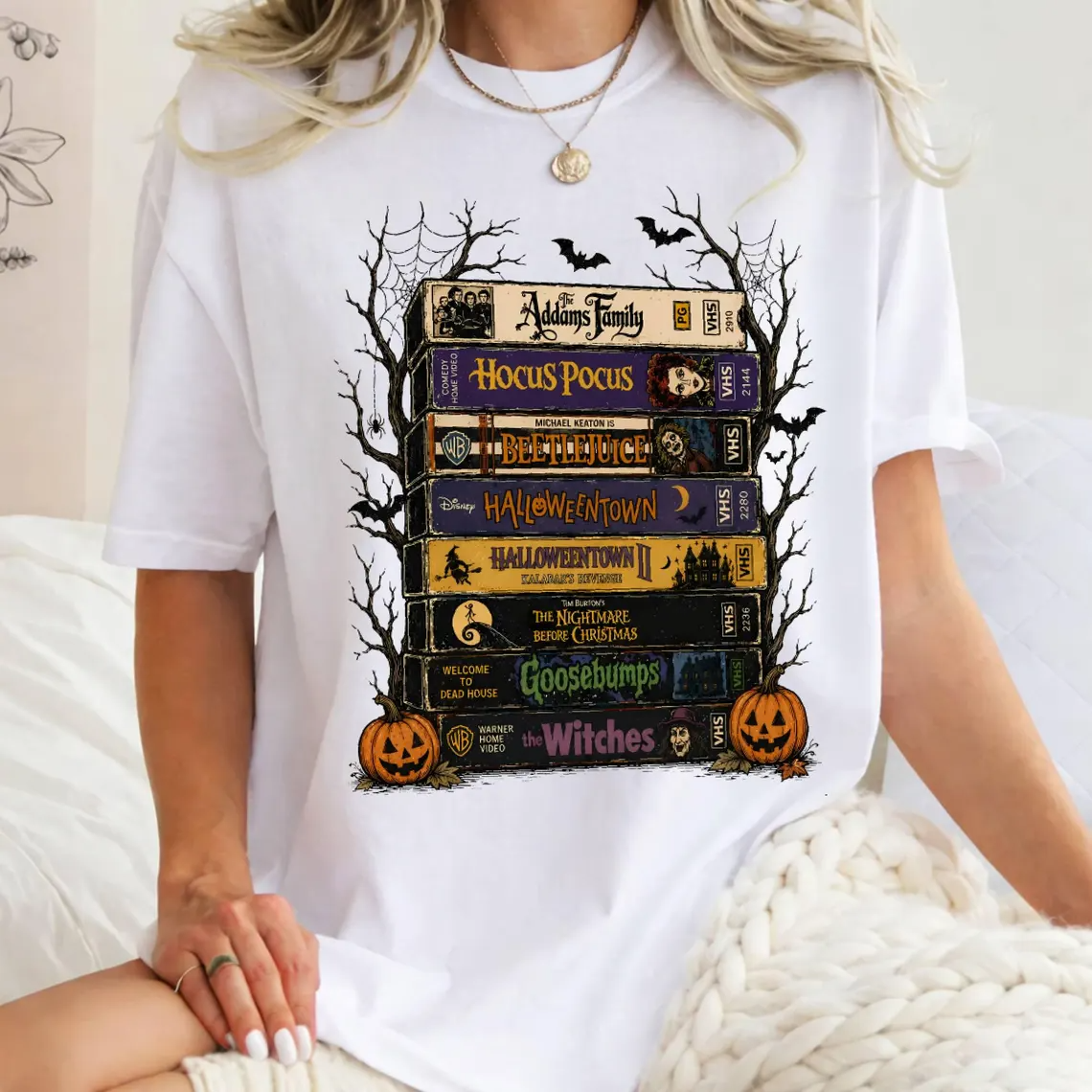 Vintage Halloween Horror Scary Movie VHS Shirt