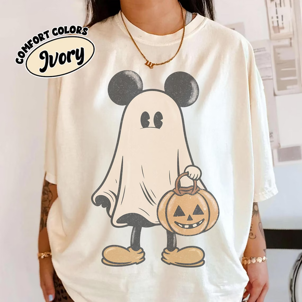 Retro Trick or Treat Spooky Matching Halloween Shirt