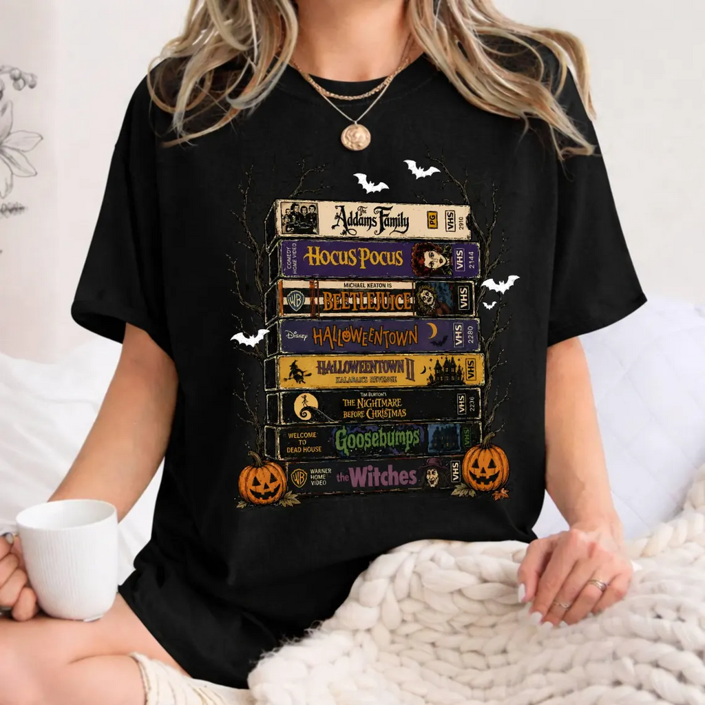 Vintage Halloween Horror Scary Movie VHS Shirt