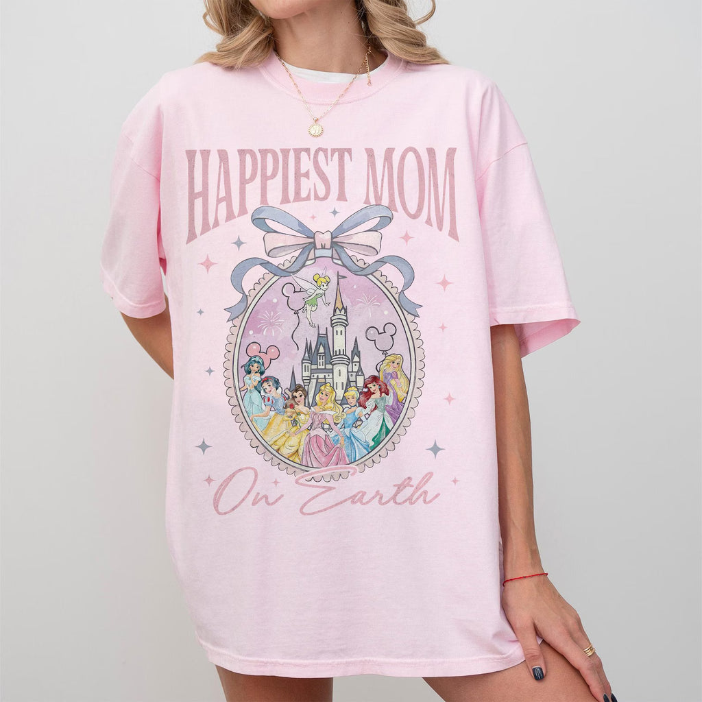 Coquette Happiest Mom On Earth Shirt