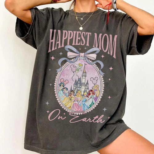 Coquette Happiest Mom On Earth Shirt