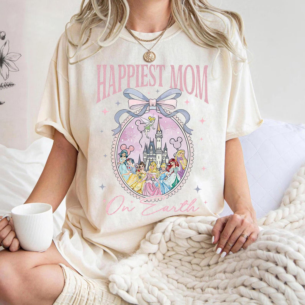 Coquette Happiest Mom On Earth Shirt