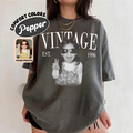 Personalized Photo Vintage Shirt, Custom Birthday Tee
