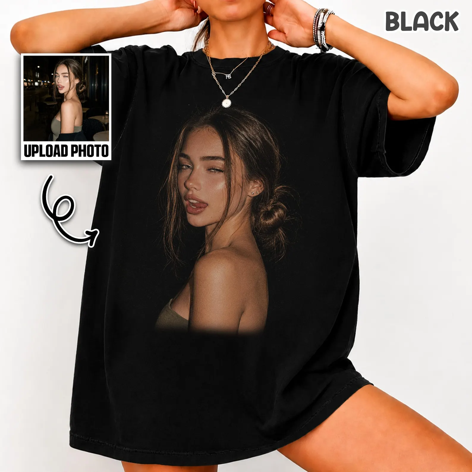 Personalized Vintage Photo Shirt, Custom Your Picture Tee