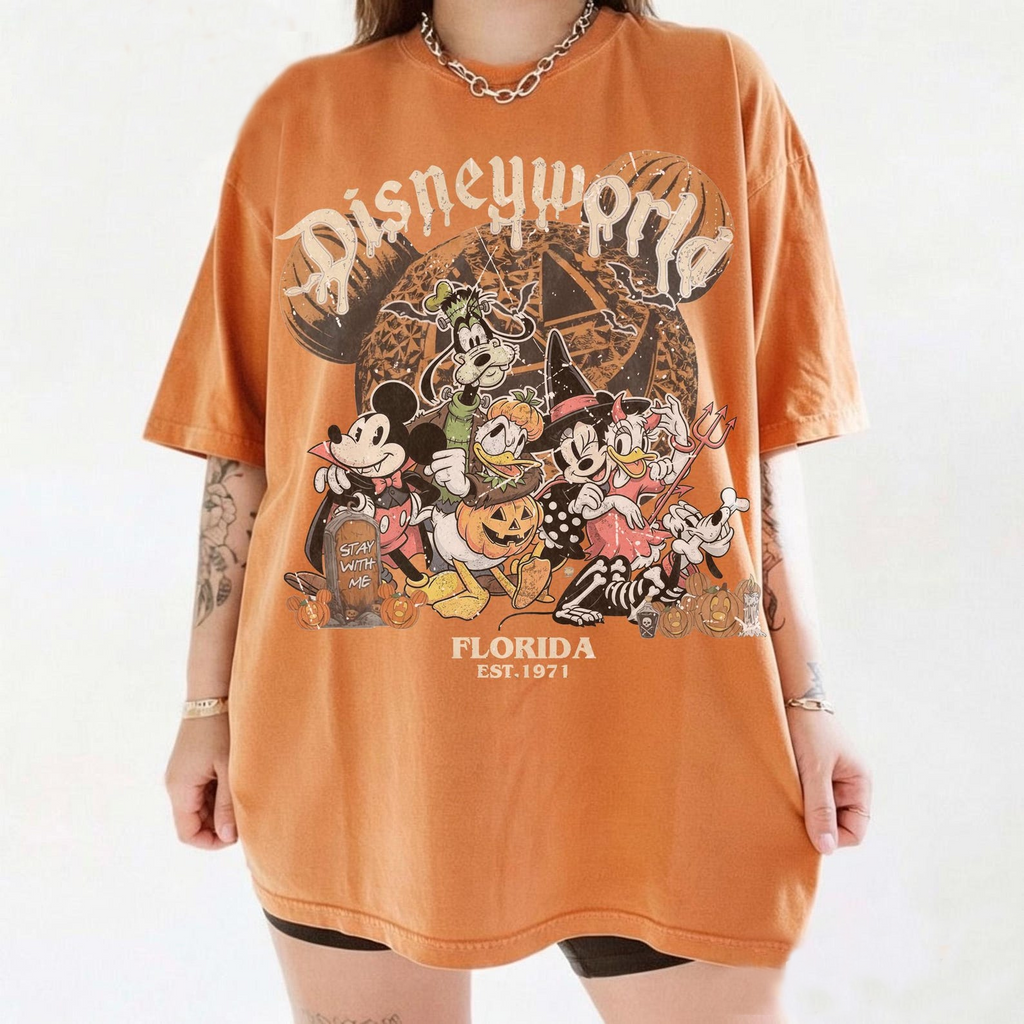 Retro Mickey and Friends Florida Shirt
