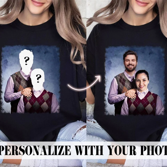 Custom Photos Vintage Graphic 90s Shirt