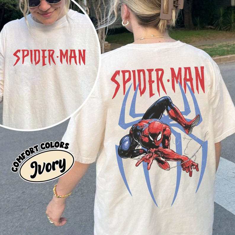 2-Sided Vintage Amazing Spider Hero Shirt