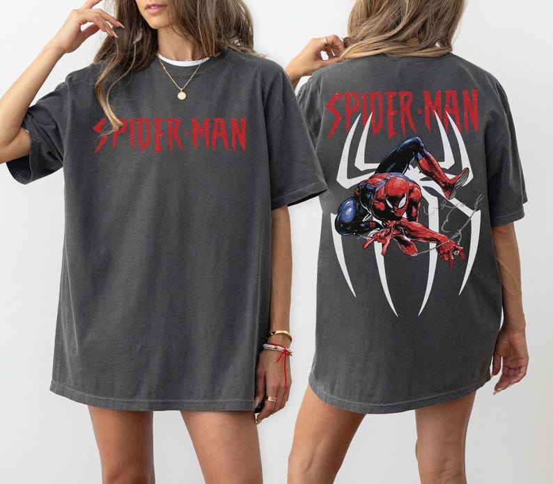 2-Sided Vintage Amazing Spider Hero Shirt