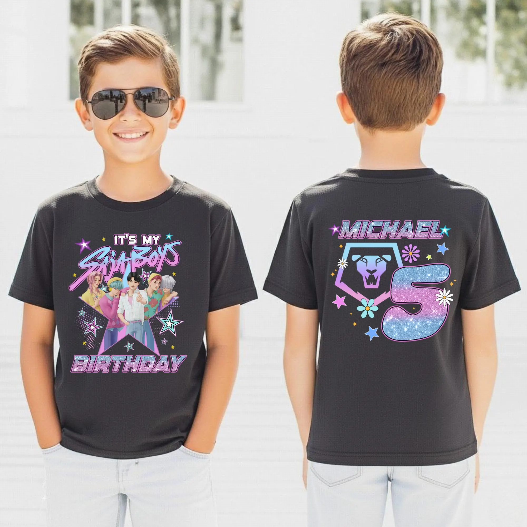 Custom Birthday Boy Group Shirt