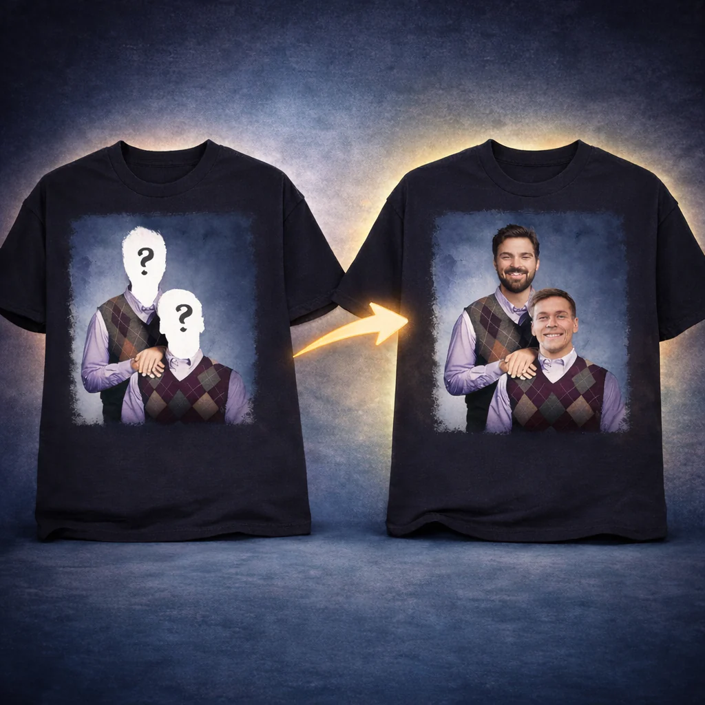 Custom Photos Vintage Graphic 90s Shirt